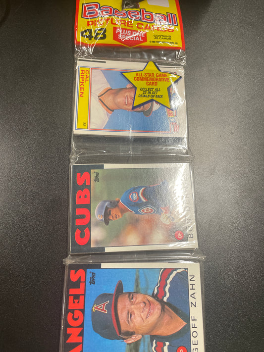1986 TOPPS BASEBALL RACK PACK