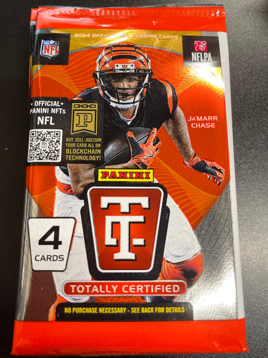 2024 TOTALLY CERTIFIED FOOTBALL BLASTER PACK