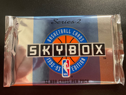 1992/93 SKYBOX BASKETBALL SERIES 2 HOBBY PACK