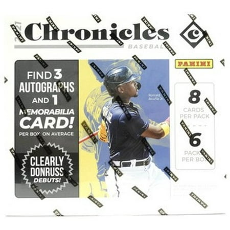 2021 CHRONICLES BASEBALL SEALED HOBBY BOX