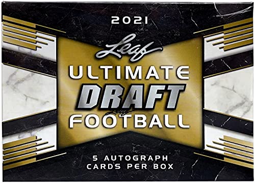 2021 LEAF ULTIMATE DRAFT FOOTBALL SEALED HOBBY BOX