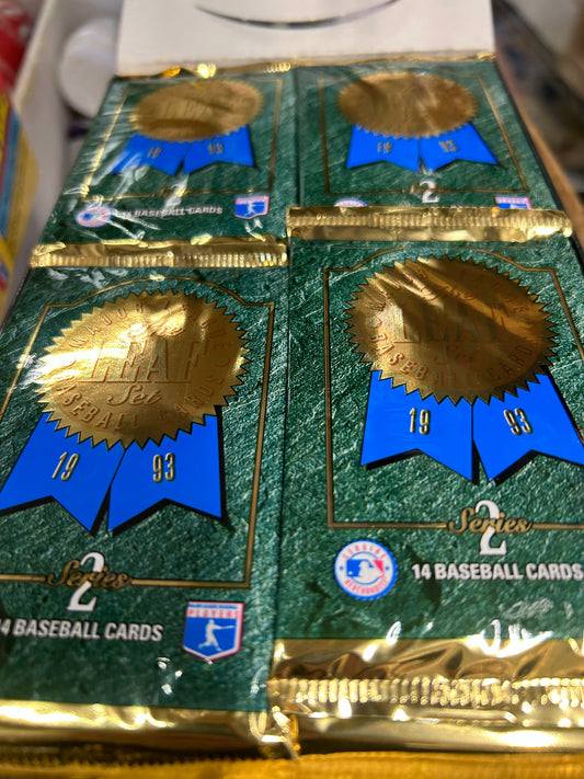 1993 LEAF BASEBALL SERIES 2 UNOPENED PACK