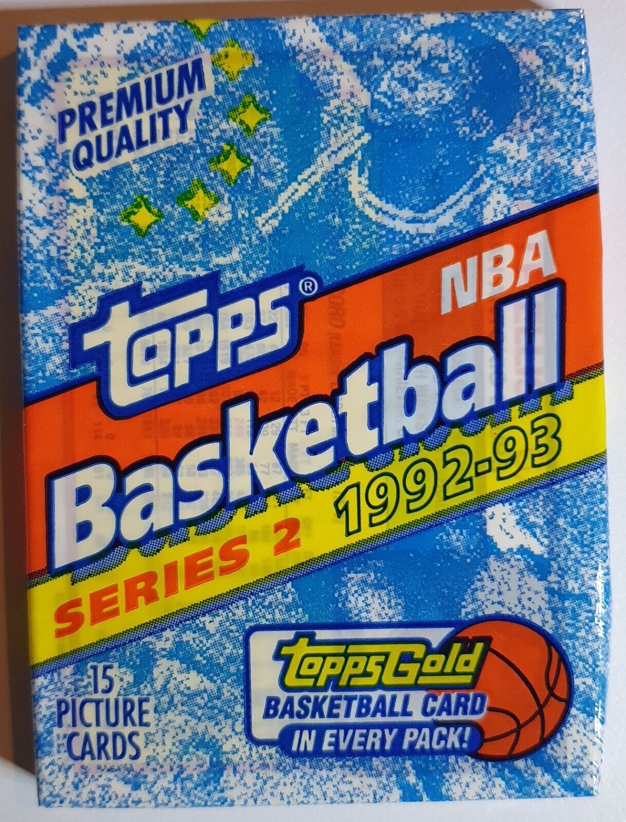 1992/93 TOPPS BASKETBALL SERIES 2 15 CARD PACK