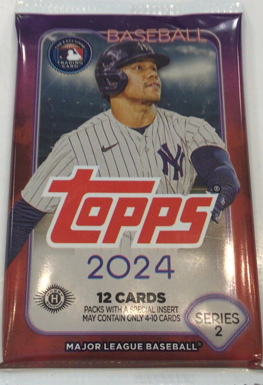 2024 TOPPS BASEBALL SERIES 2 HOBBY PACK