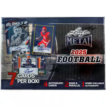 2025 LEAF METAL FOOTBALL HOBBY BOX