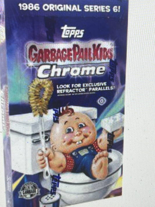 2023 TOPPS GARBAGE PAIL KIDS CHROME SERIES 6 HOBBY BOX