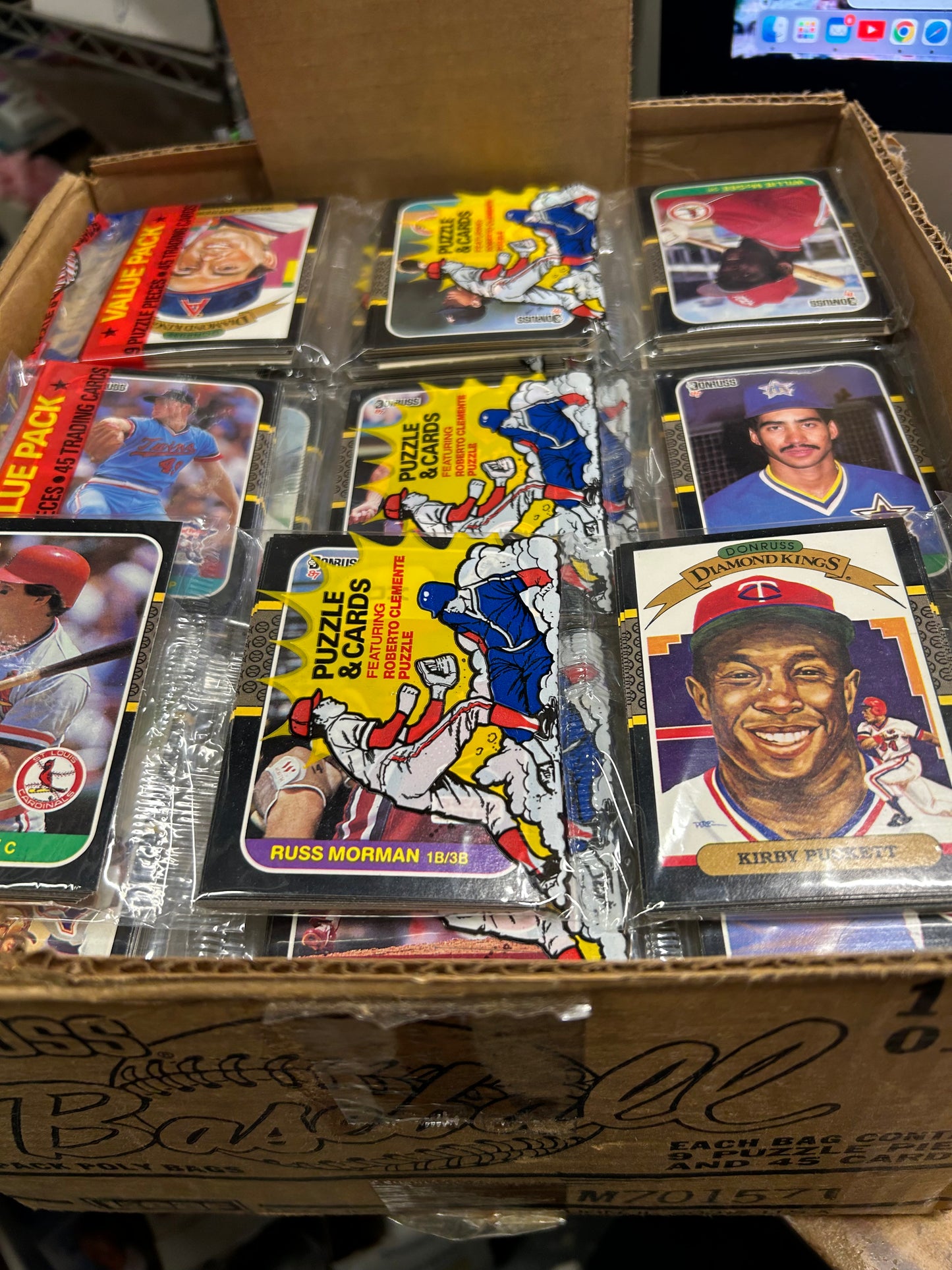1987 DONRUSS BASEBALL SEALED RACK PACK