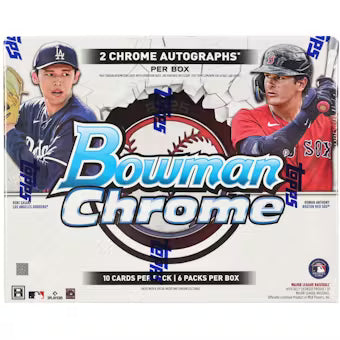 2025 BOWMAN CHROME BASEBALL HOBBY BOX