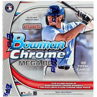 2025 BOWMAN CHROME BASEBALL MEGA BOX