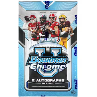 2025 BOWMAN CHROME UNIVERSITY HOBBY BOX