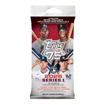 2026 TOPPS SERIES 1 BASEBALL FAT PACK