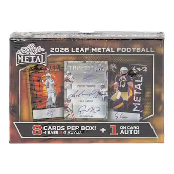 2026 LEAF METAL FOOTBALL HOBBY BOX