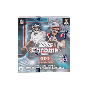 2025 TOPPS CHROME FOOTBALL MEGA BOX