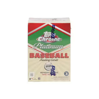 2025 TOPPS CHROME PLATINUM BASEBALL BLASTER BOX