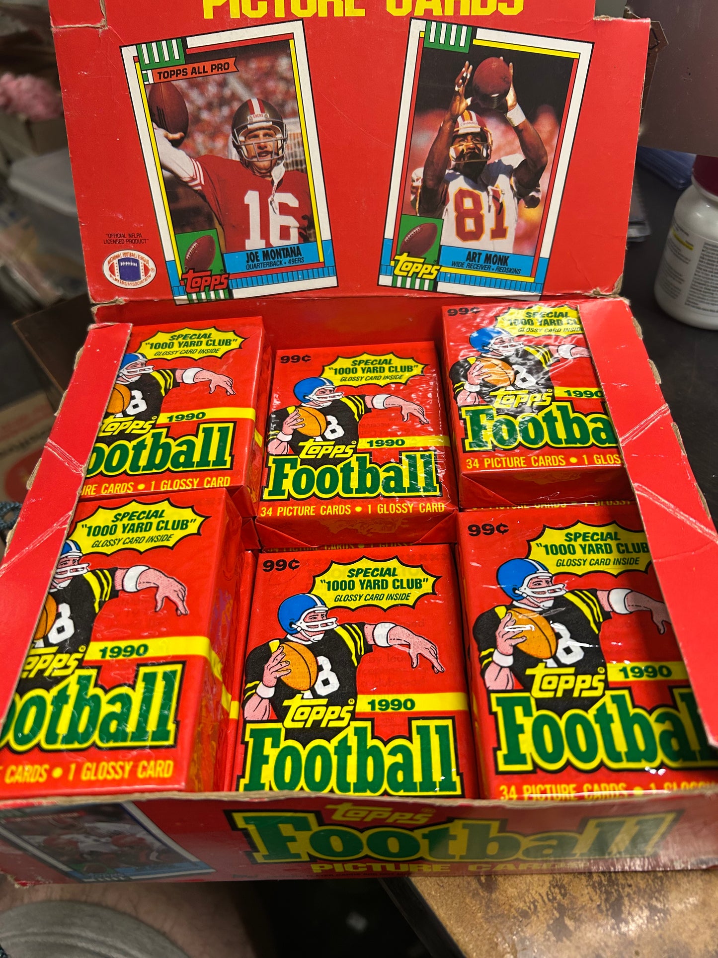 1990 TOPPS FOOTBALL CELLO PACK