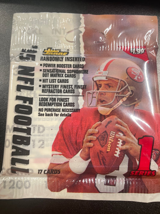 1995 TOPPS SERIES 1 FOOTBALL JUMBO PACK