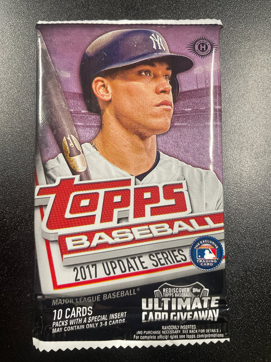 2017 TOPPS UPDATE BASEBALL HOBBY PACK