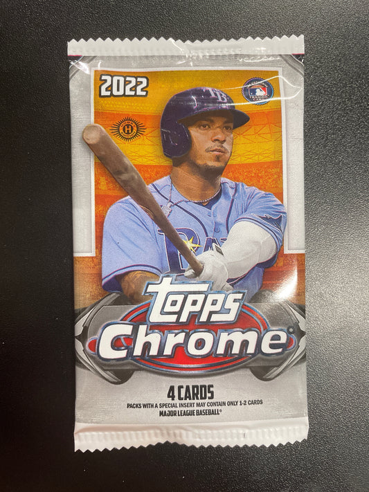 2022 TOPPS CHROME BASEBALL HOBBY PACK