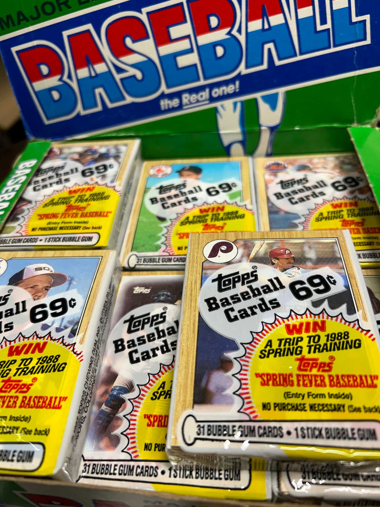 1987 TOPPS BASEBALL SEALED CELLO PACK