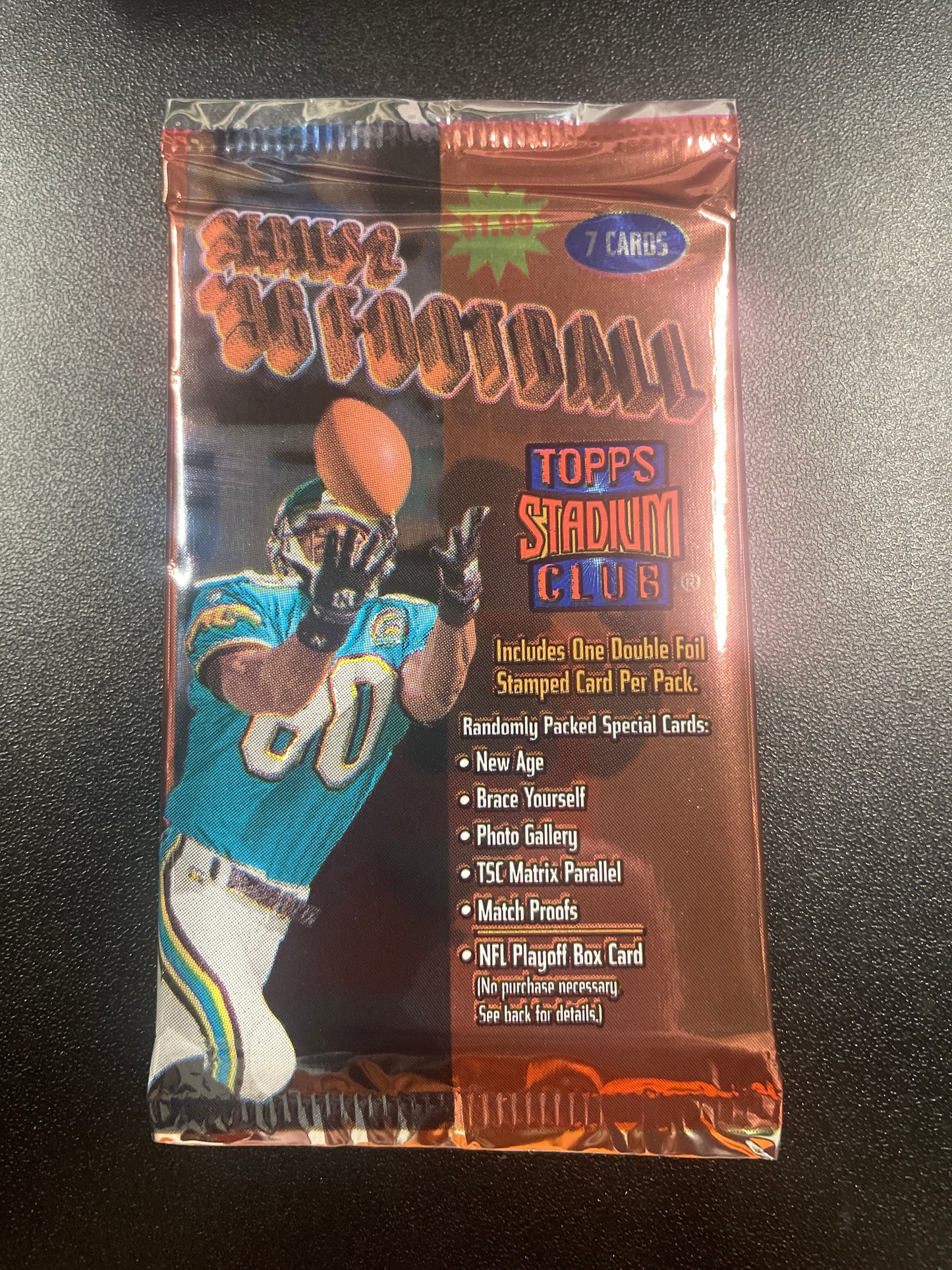 1996 TOPPS SERIES 2 STADIUM CLUB FOOTBALL HOBBY PACK