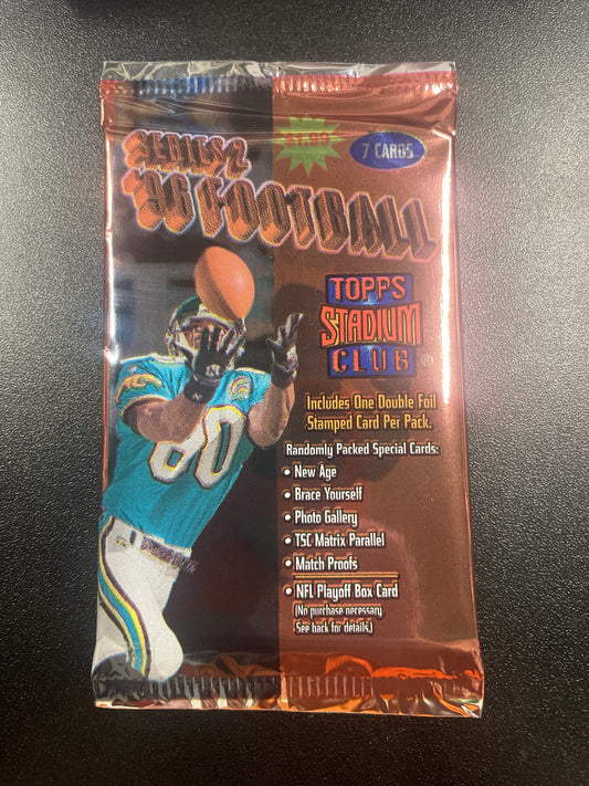 1996 TOPPS SERIES 2 STADIUM CLUB FOOTBALL HOBBY PACK