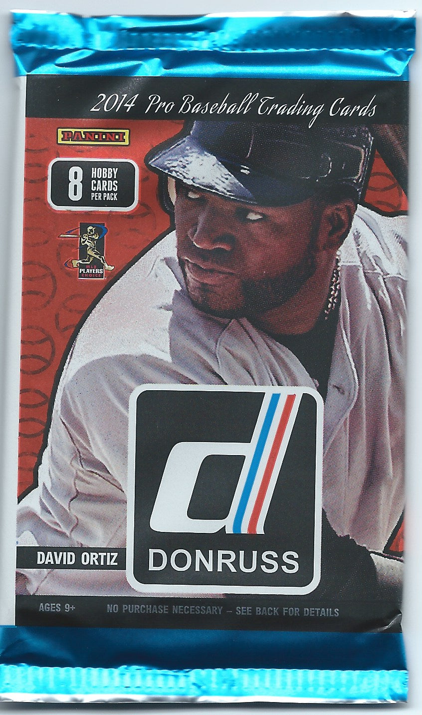 2014 DONRUSS BASEBALL HOBBY PACK (8 CARDS)