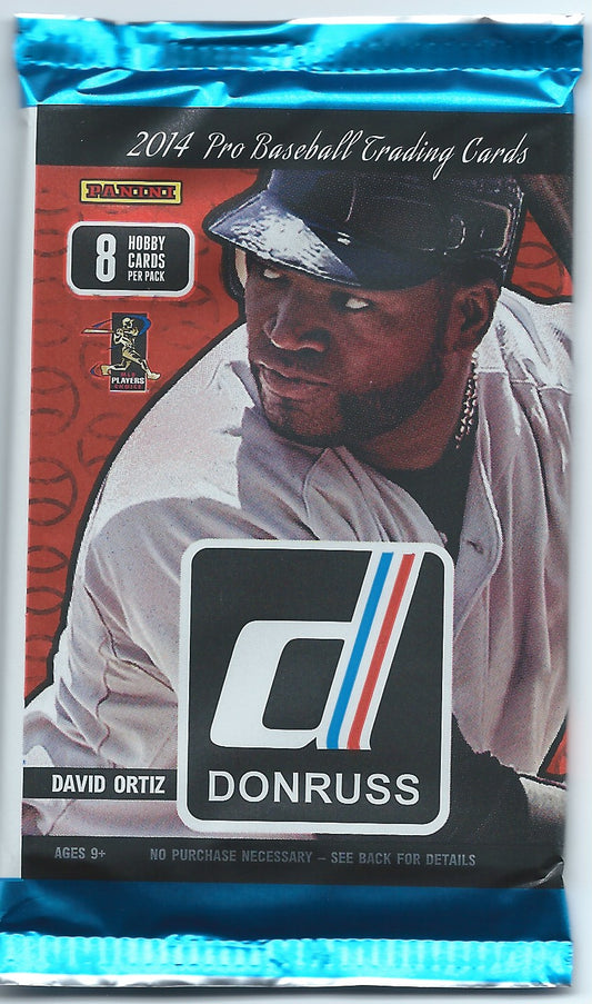 2014 DONRUSS BASEBALL HOBBY PACK (8 CARDS)