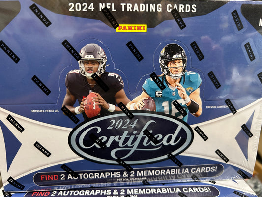 2024 CERTIFIED FOOTBALL SEALED HOBBY BOX