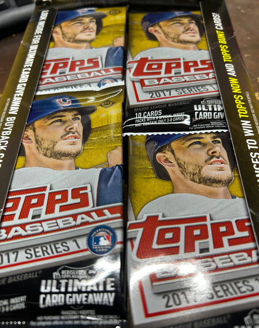 2017 TOPPS BASEBALL SERIES 1 HOBBY PACK