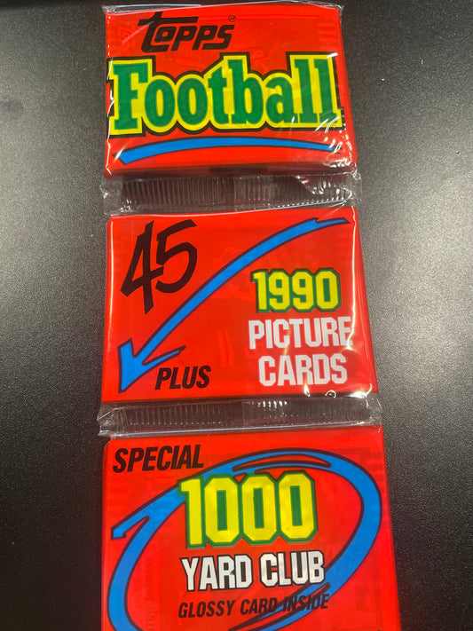 1990 TOPPS FOOTBALL RACK PACK