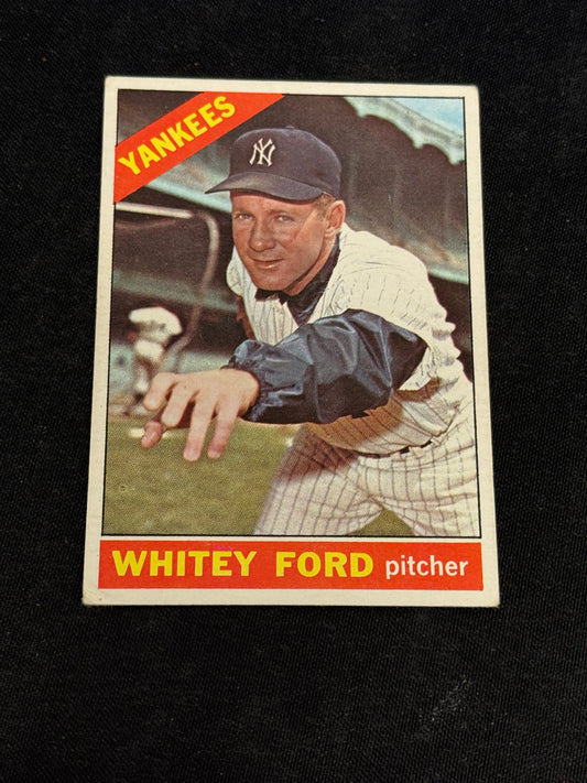 1966 TOPPS WHITEY FORD #160  EX+  V15276