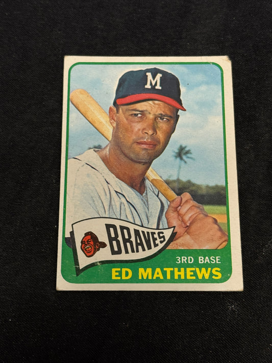 1965 TOPPS EDDIE MATHEWS #500  VGEX  V15292