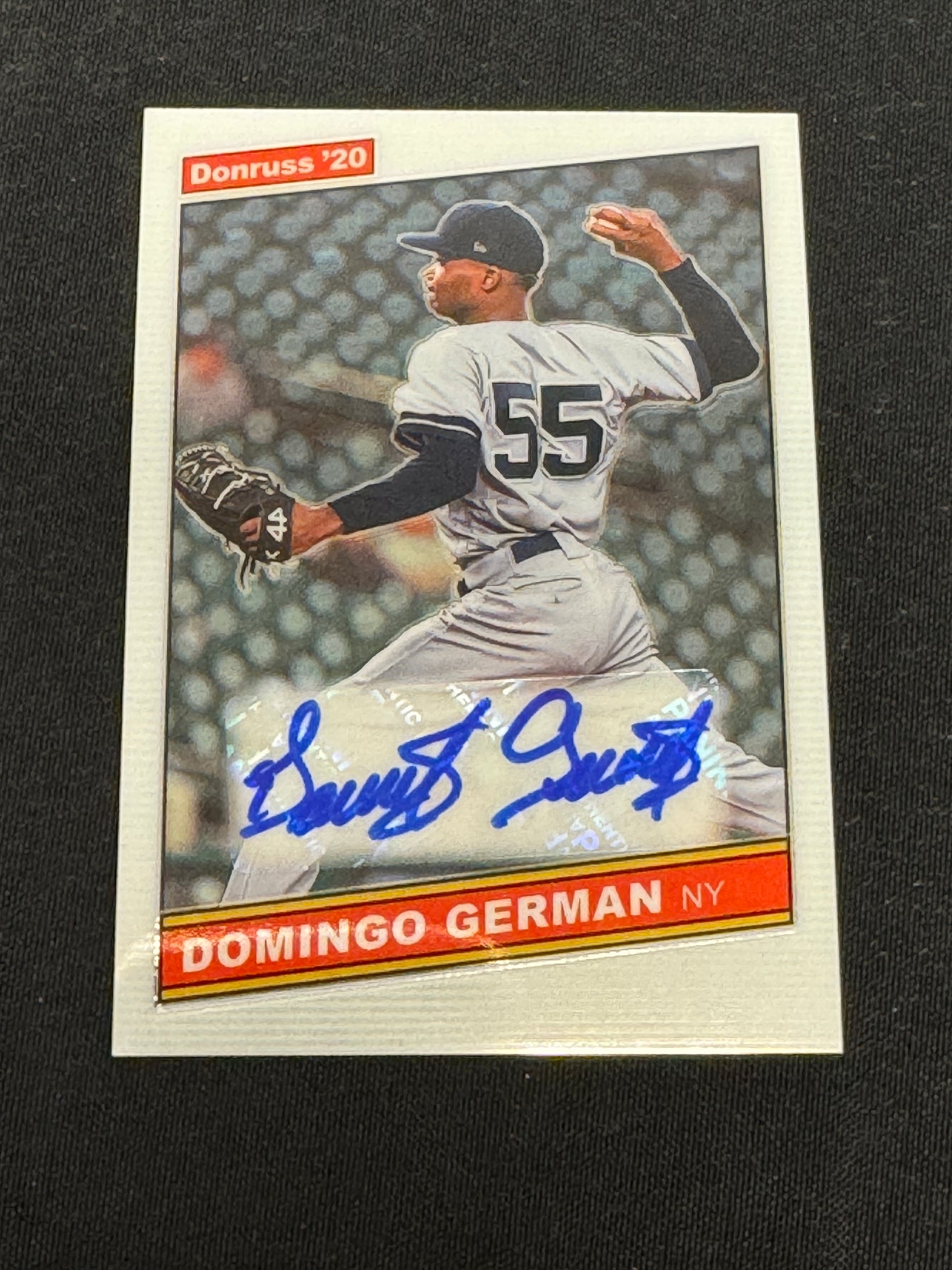 2020 DONRUSS DOMINGO GERMAN 86S-DP  AUTO  RC77