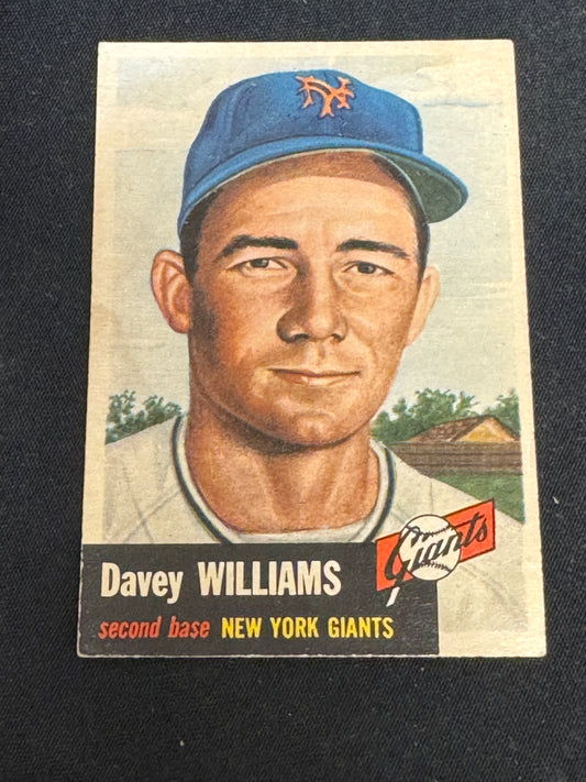 1953 TOPPS DAVEY WILLIAMS #120  EXMT  V15009