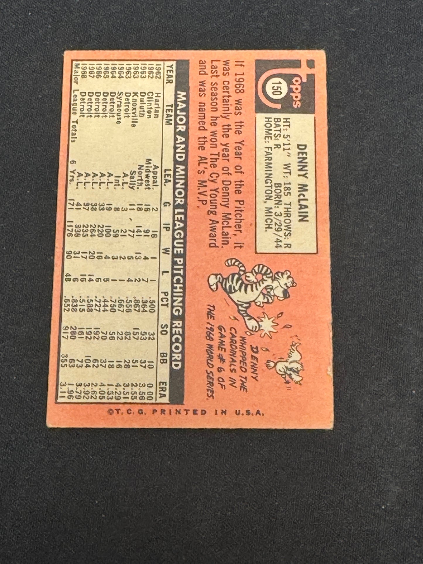 1969 TOPPS ED CHARLES #245 EXMT V14694