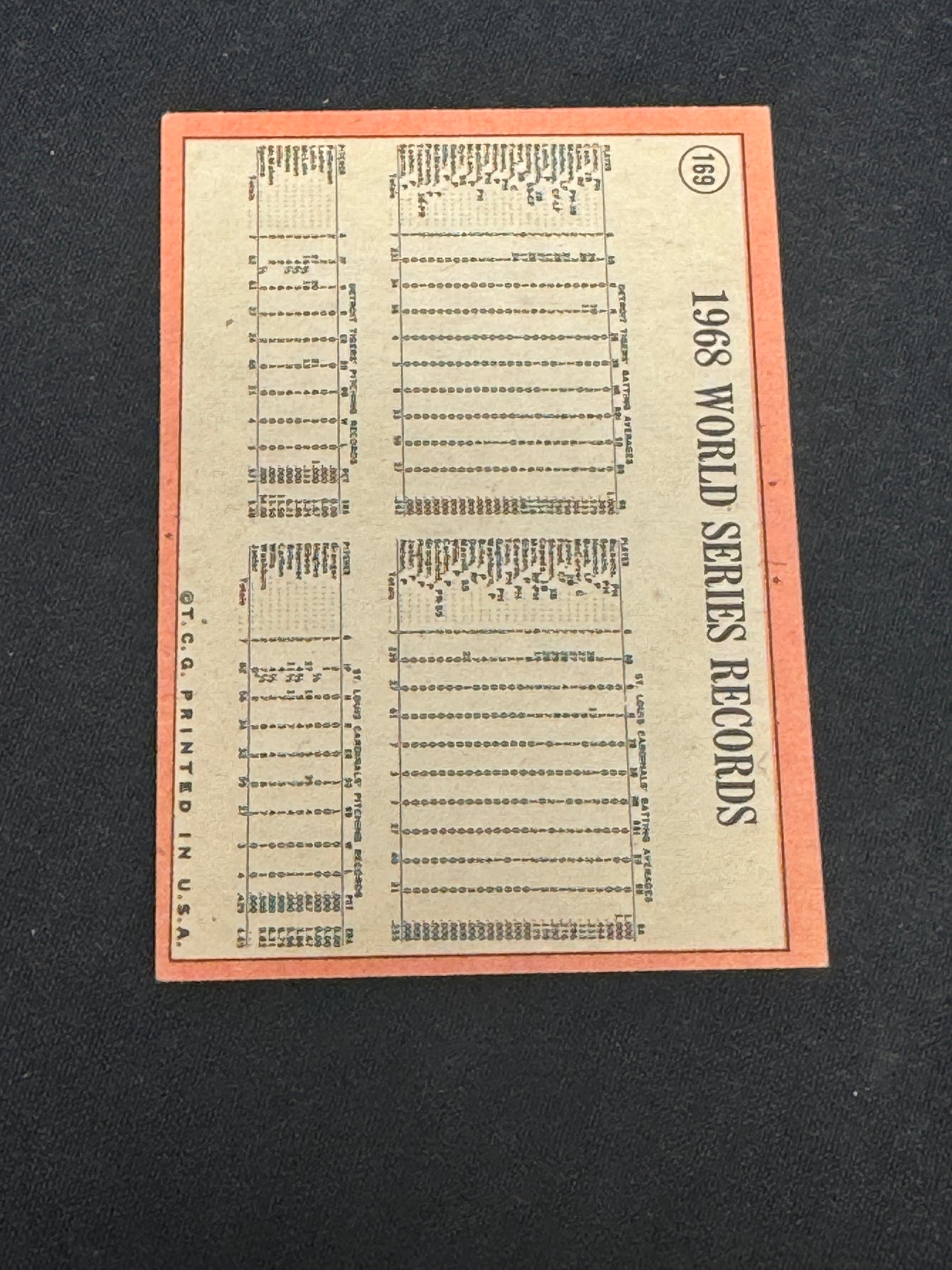 1969 TOPPS WORLD SERIES #163 EX+ V13444
