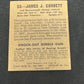 1948 LEAF BOXING JAMES CORBETT #55 EXMT V11944