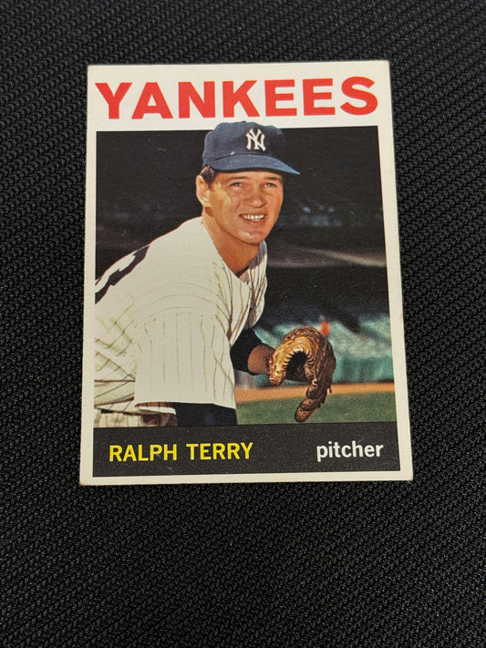 1964 TOPPS RALPH TERRY #458  EXMT+  V15395
