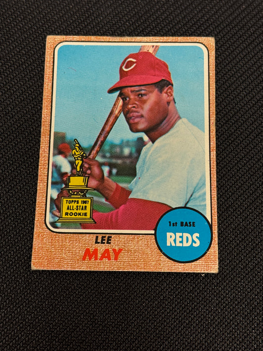 1968 TOPPS LEE MAY #487  EX  V15399