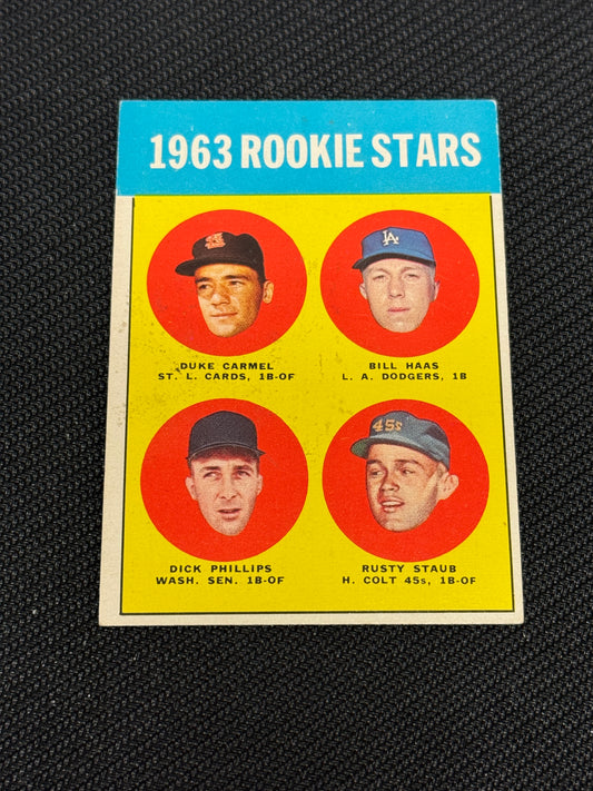 1963 TOPPS RUSTY STAUB RC #544 EXMT+ V15414