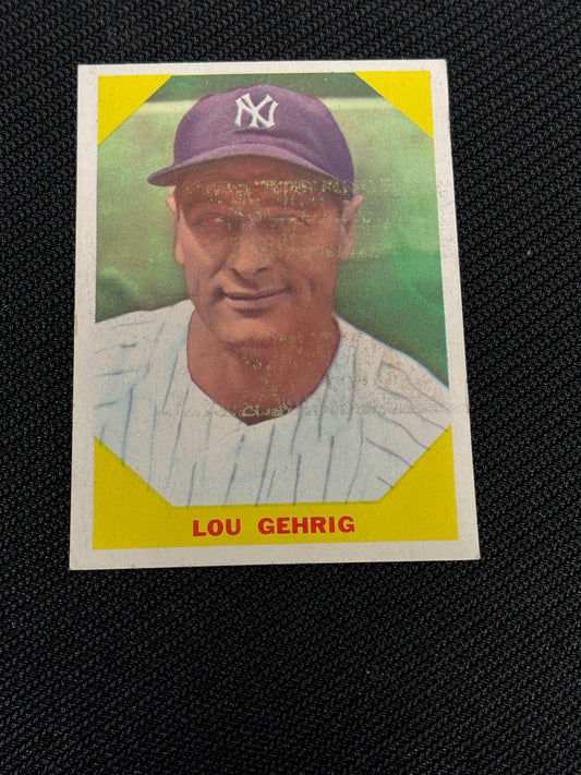 1960 FLEER LOU GEHRIG #28 EXMT+ V15425