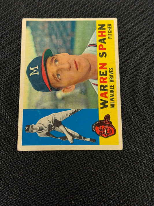 1960 TOPPS WARREN SPAHN #445 EX V15430