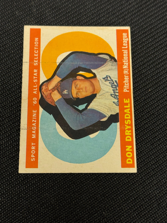 1960 TOPPS DON DRYSDALE #570 EX V15442