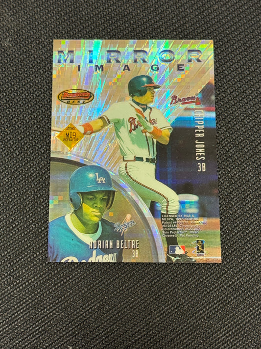 1997 BOWMANS BEST MIRROR IMAGE ATOMIC REFRACTOR CHIPPER JONES V15479