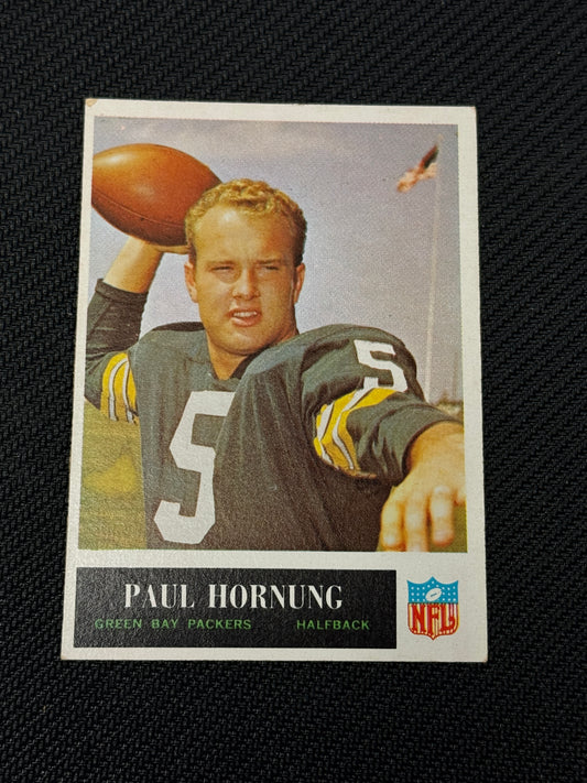 1965 PHILADELPHIA FB PAUL HORNUNG #76 EX V15535