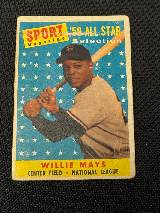 1958 TOPPS WILLIE MAYS #486 V15537