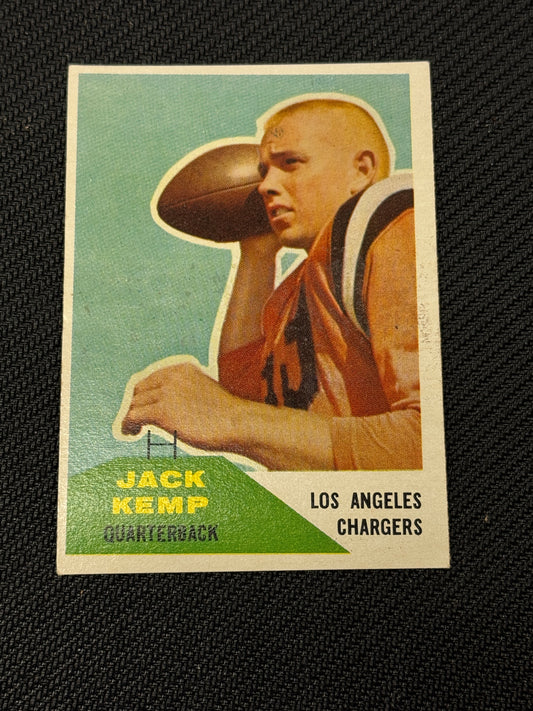 1960 FLEER FB JACK KEMP RC #124 EXMT V15549
