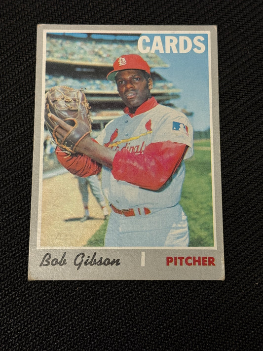 1970 TOPPS BOB GIBSON #530 EXMT V15550