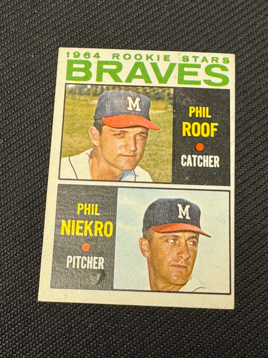 1964 TOPPS PHIL NIEKRO RC #541 EXMT V15559