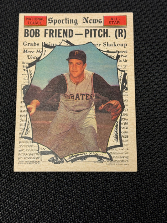 1961 TOPPS BOB FRIEND #585 NRMT V15568